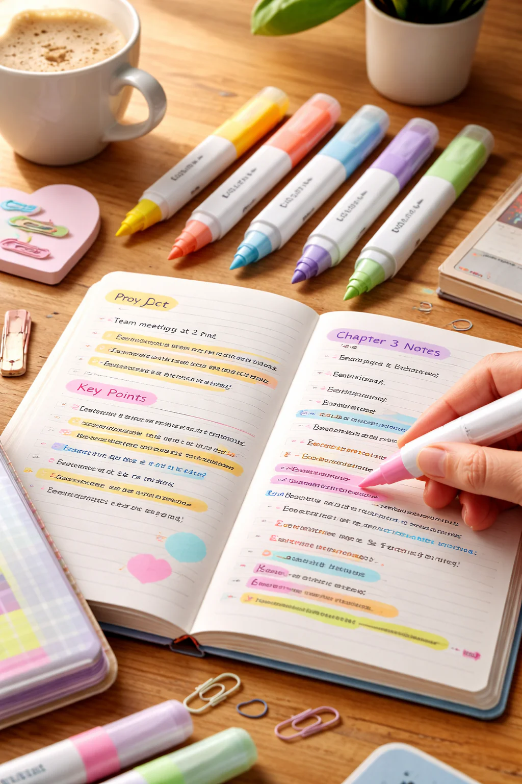 6 Pastel Highlighter Set - Image 2