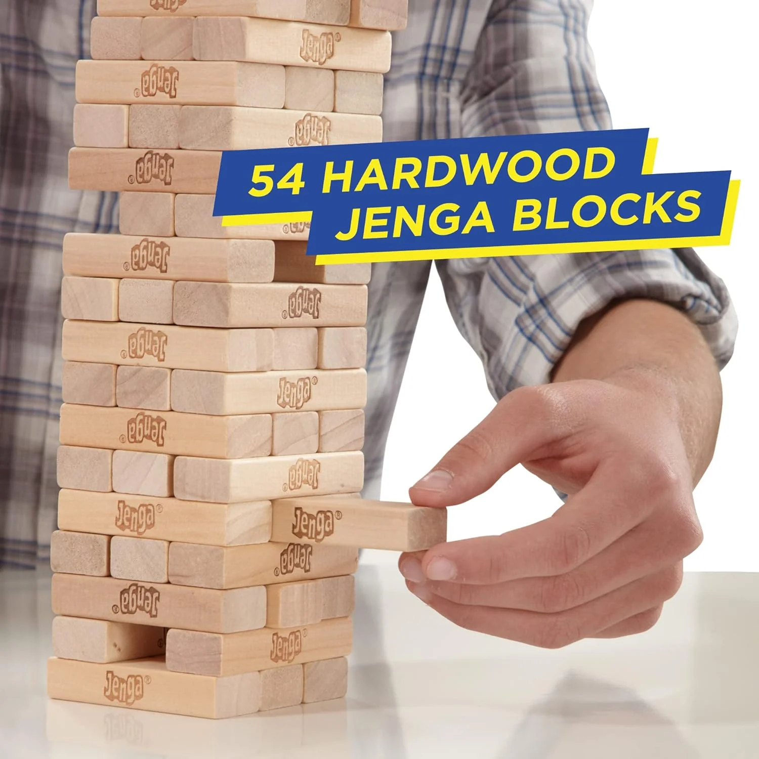 Classic Jenga Game The Original Wood Block - Image 3